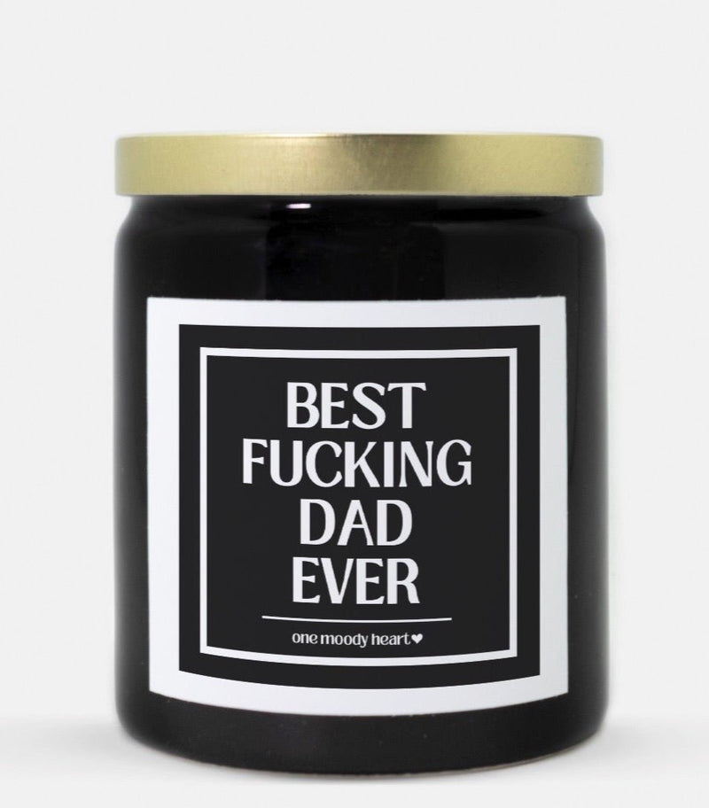 Best Fucking Dad Ever Candle (Classic Style)