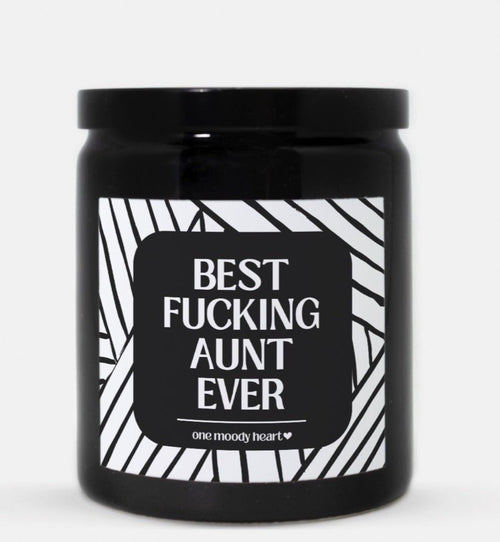 Best Fucking Aunt Ever Candle (Modern Style)