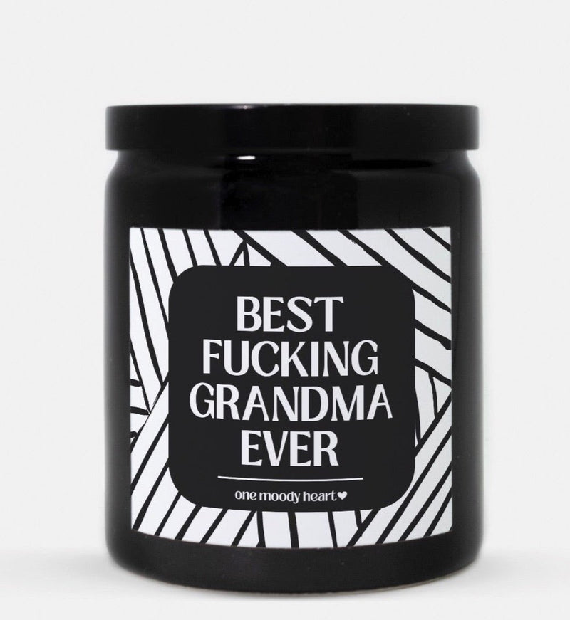 Best Fucking Grandma Ever Candle (Modern Style)