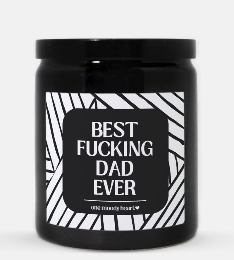 Best Fucking Dad Ever Candle (Modern Style)