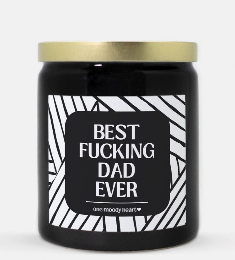 Best Fucking Dad Ever Candle (Modern Style)