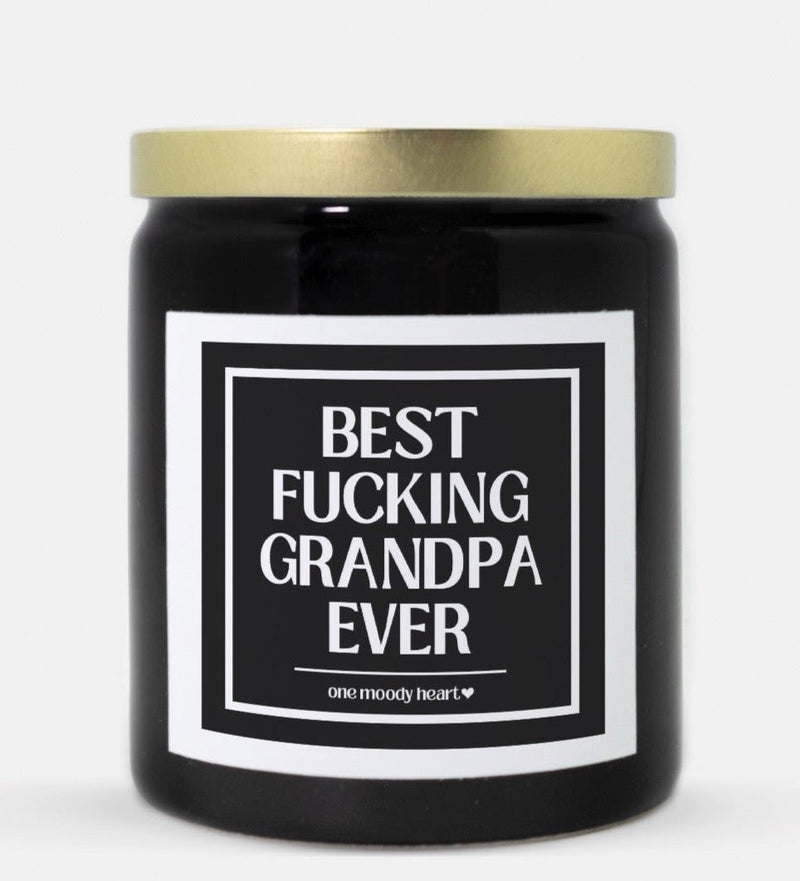 Best Fucking Grandpa Ever Candle (Classic Style)