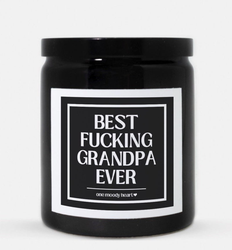 Best Fucking Grandpa Ever Candle (Classic Style)