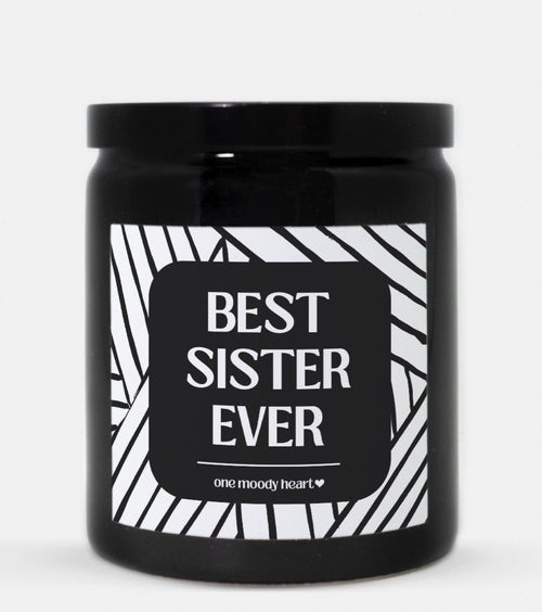 Best Sister Ever Candle (Modern Style)