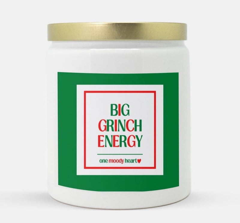 Big Grinch Energy Holiday Candle