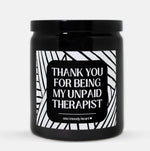 Unpaid Therapist Candle (Modern Style)