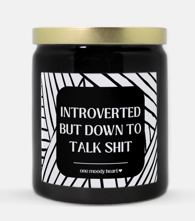 Talk Shit Introverted Candle (Modern Style)