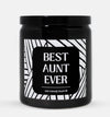 Best Aunt Ever Candle (Modern Style)