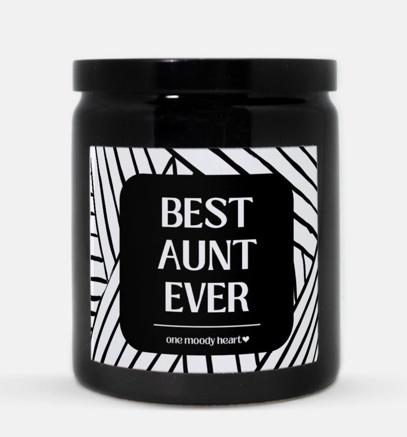 Best Aunt Ever Candle (Modern Style)