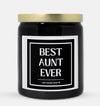 Best Aunt Ever Candle (Classic Style)