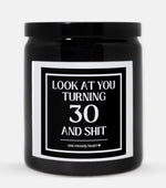 30th Birthday Candle (Classic Style)