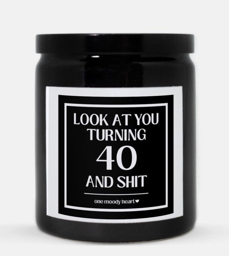 40th Birthday Candle (Classic Style)