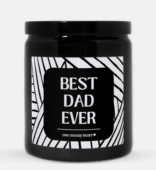 Best Dad Ever Candle (Modern Style)