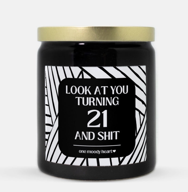 21st Birthday Candle (Modern Style)